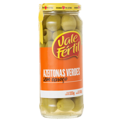 Azeitona Verde Vale Fertil 160g S/caroco
