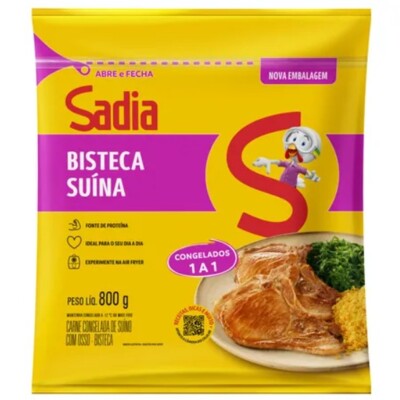 Bisteca Suina Sadia 800g Congelada