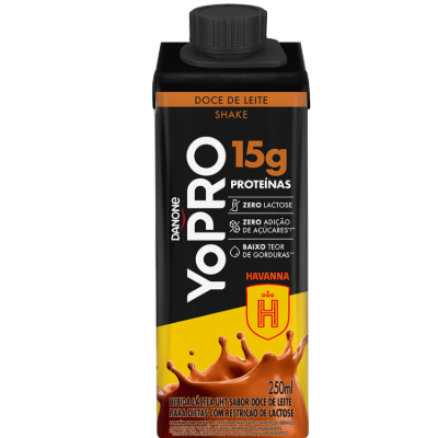 Bebida Lact.uht Yopro Danone 250ml 15g Prot.d.leit
