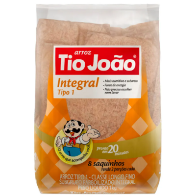 Arroz Integral Tio Joao 1kg T1 Saquinho