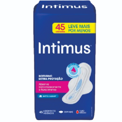 Abs.noturno Intimus Gel 45un Suave C/abas