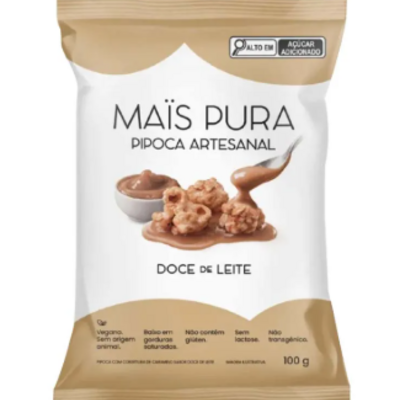 Pipoca Artes.mais Pura 100g Doce de Leite