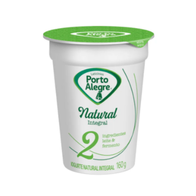 Iogurte Integral Porto Alegre 160g Natural