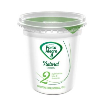 Iogurte Integral Porto Alegre 480g Natural
