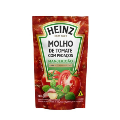 Molho de Tomate Heinz 240g Manjericao Sc