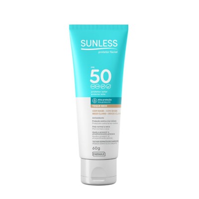 Prot.facial Sunless 60g Fps50 Claro