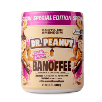Pasta de Amendoim Dr.peanut 600g Banoffee C/whey