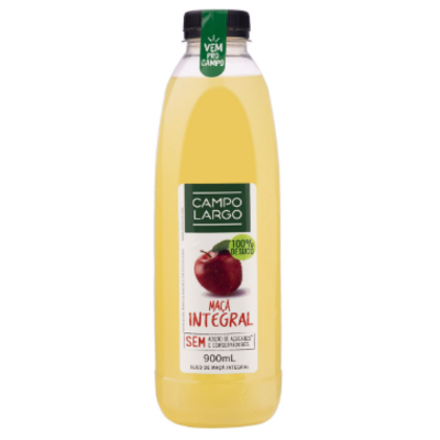 Suco Integral Campo Largo 900ml Pessego Maca