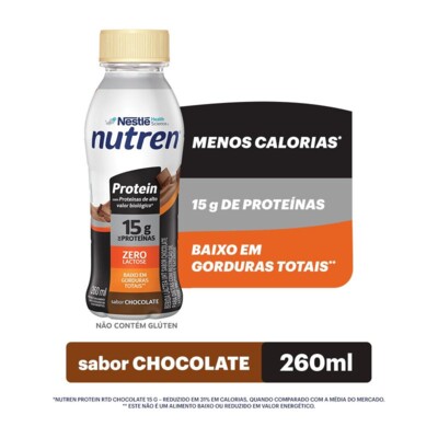 Complem.alim.pro Energ.nutren 260ml 15g Chocolate