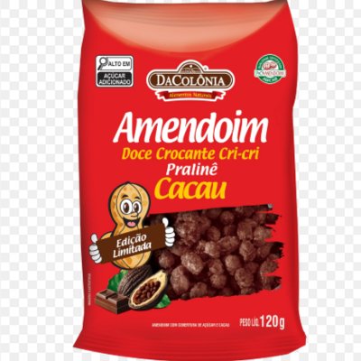 Amendoim Dacolonia 120g Cri-cri/cacau