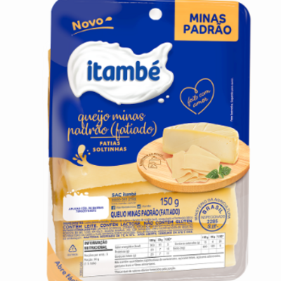Queijo Minas Padrao Itambe 150g Fatiado