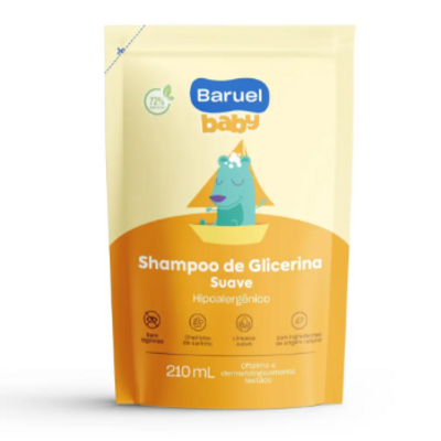 Shampoo Baruel Baby 210ml Ref. Glicerina