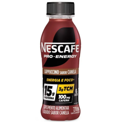 Bebida Lact.pro Energ.nescafe 270ml 15g Cap.canela
