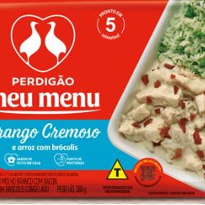 Frango Cremo.meu Menu Perdigao 300g Arroz C/broco.