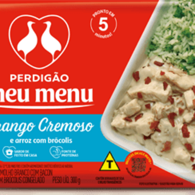 Frango Cremo.meu Menu Perdigao 300g Arroz C/broco.