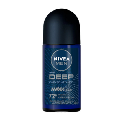Desod.roll-on Nivea 50ml Carvao Ativado