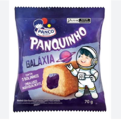 Bolo Panquinho Panco 70g Galaxia