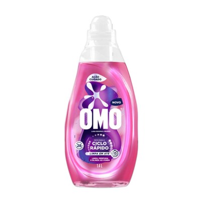 Lava Roupa Omo 1,4l Acao Cuidado