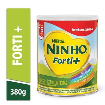 Composto Lacteo Ninho 380g Fibras + Lata