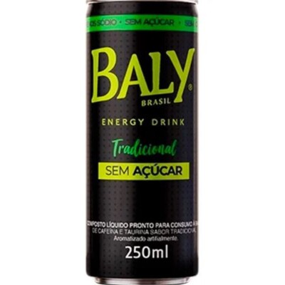 Energetico S/acucar Baly 250ml Tradicional