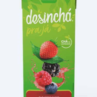 Cha Verde Desincha Tial 1l Frut.vermelhas