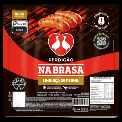 Linguica Na Brasa Perdigao 700g Pernil Cong.