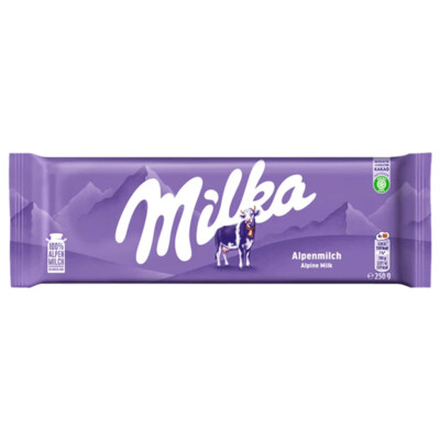 Chocolate Milka 250g Alpine Milk