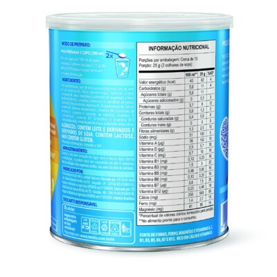 Composto Lacteo Molico 330g Fibras