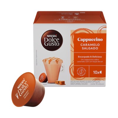 Caps.cappuc.dolce Gusto 175g Caram.salg.c/10