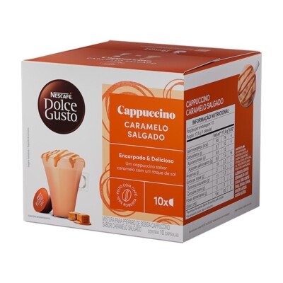 Caps.cappuc.dolce Gusto 175g Caram.salg.c/10