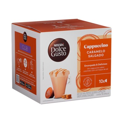 Caps.cappuc.dolce Gusto 175g Caram.salg.c/10
