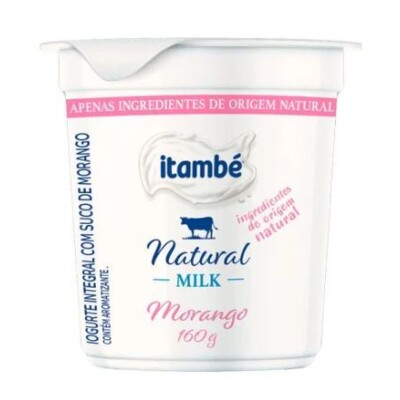 Iogurte Nat.milk Itambe 160g Morango