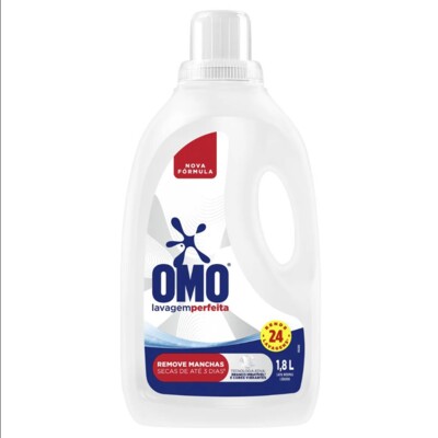 Lava Roupa Omo 1,8l Lavag.perfeita