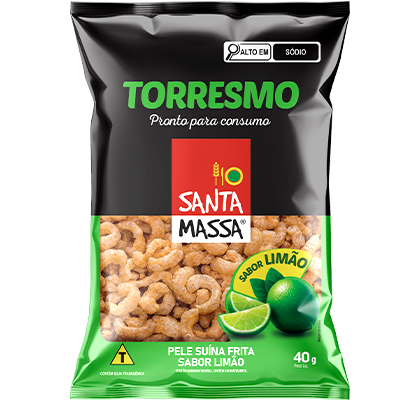 Torresmo Santa Massa 40g Limao