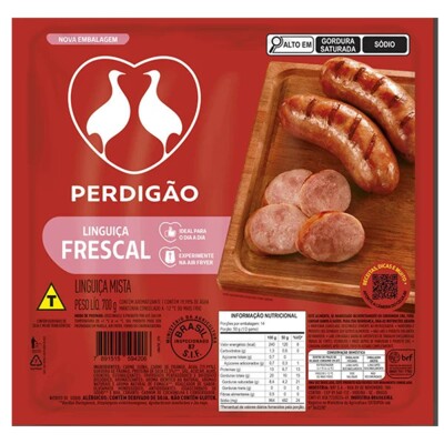 Linguica Mista Perdigao 700g Congelado