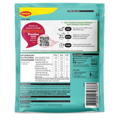 Mist.p/temperar e Empanar Maggi 60g Lemon
