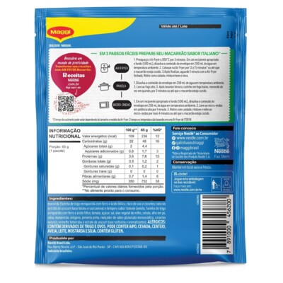 Macarrao C/molho Maggi 65g Italiano