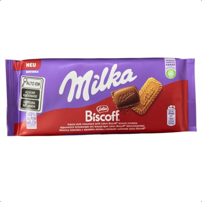 Chocolate Milka 90g Biscoff