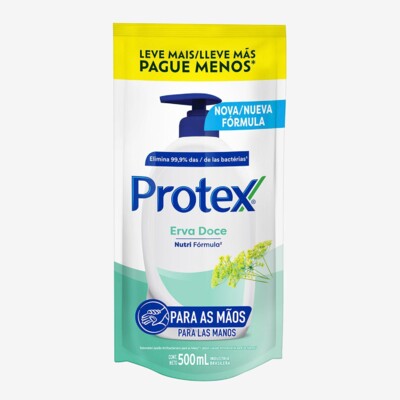 Sabonete Liq.protex 500ml Erva Doce Refil