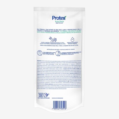 Sabonete Liq.protex 500ml Erva Doce Refil