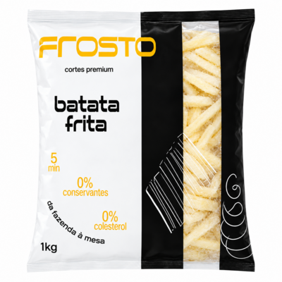 Batata Congelada Frosto 1kg 10mm