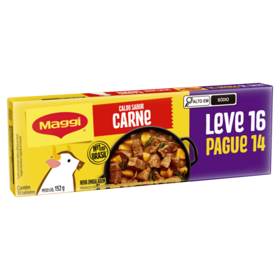 Caldo Maggi 152g Lv16g/pg14g Carne