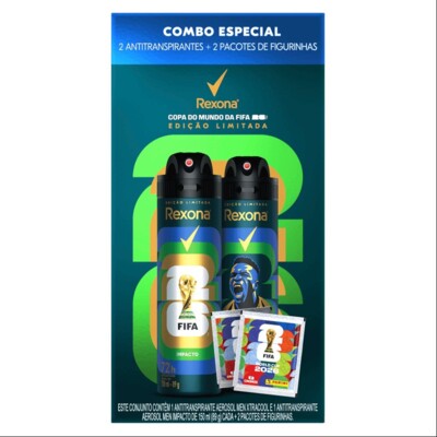 Kit Rexona Men Xtrac.+impacto 150ml C/figurinhas
