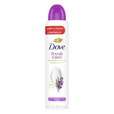 Desod.aerossol Dove 250ml Lavanda/baunilh