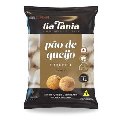 Pao de Queijo Tia Tania 1kg Premium Coquet.