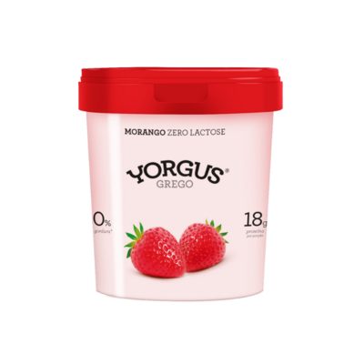 Iogurte Desn.yorgus Grego 500g Morango Z.lact.