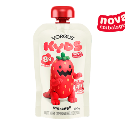 Iogurte Integral Yorgus Kyds 100g Morango