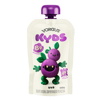 Iogurte Integral Yorgus Kyds 100g Uva