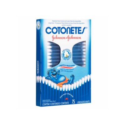 Cotonetes Johnsos 75un Hastes Flex.