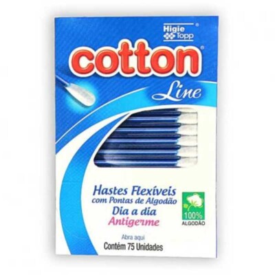 Hastes Flexivel Cotton Line 75un Hastes Flex.